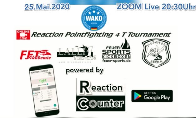 Weltpremiere des ersten Reaction Pointfighting Tournaments