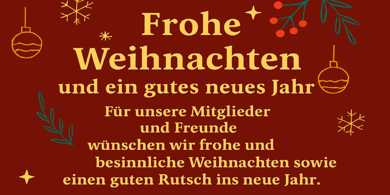 Frohes Fest & Guten Rutsch!